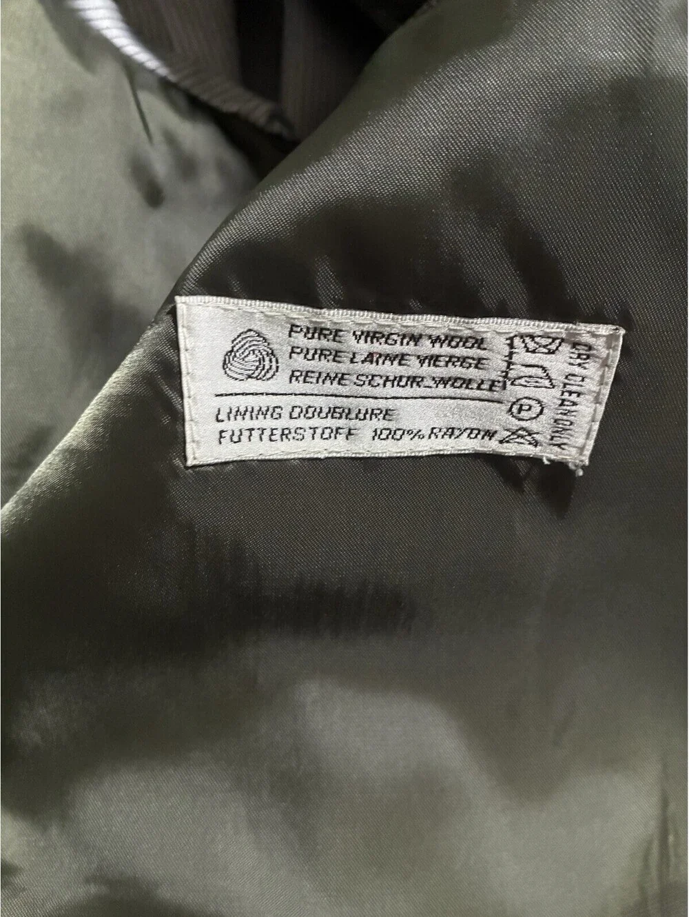Mario Rossi Blazer Mens 42 Olive Green Pure Virgin Wool Sport Coat Italy Style